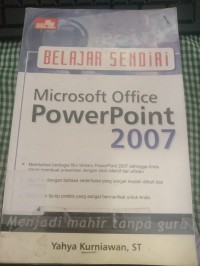 Image of BELAJAR SENDIRI  MICROSOFT OFFICE POWER POINT 2027